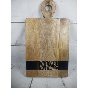 Kirkland’s - Wood Charcuterie Cheese Meat Fruit Board Tapas 12"x9"